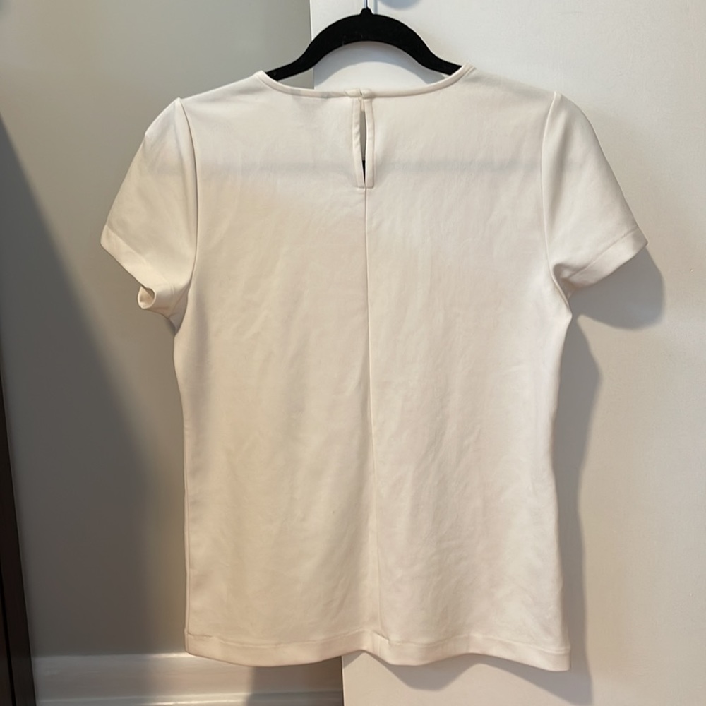 NWOT Ann Taylor Jeweled Neck Top - size small - Picture 3 of 6